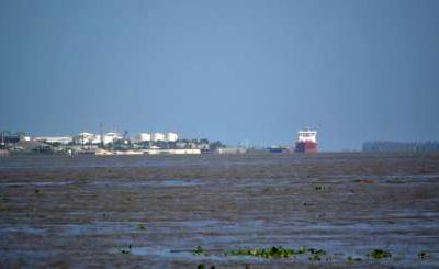 Controlado incidente a la altura del k 18 del canal de acceso a puerto de Barranquilla