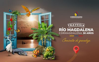 Desde el 03 de septiembre inicia la Travesía Río Magdalena: CORMAGDALENA 30 años