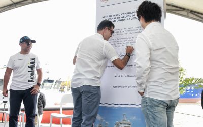 Por dragado permanente en Canal de acceso al puerto, Barranquilla agradece compromiso de Cormagdalena