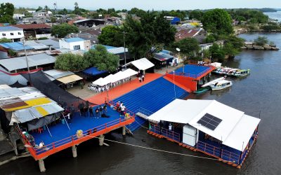 Cormagdalena entrega nuevo muelle fluvial en San Pablo, Bolívar, en el marco del proyecto “Muelles para la Vida”