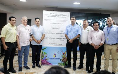 Cormagdalena firma importante proyecto de reforestación en la cuenca alta del río Magdalena